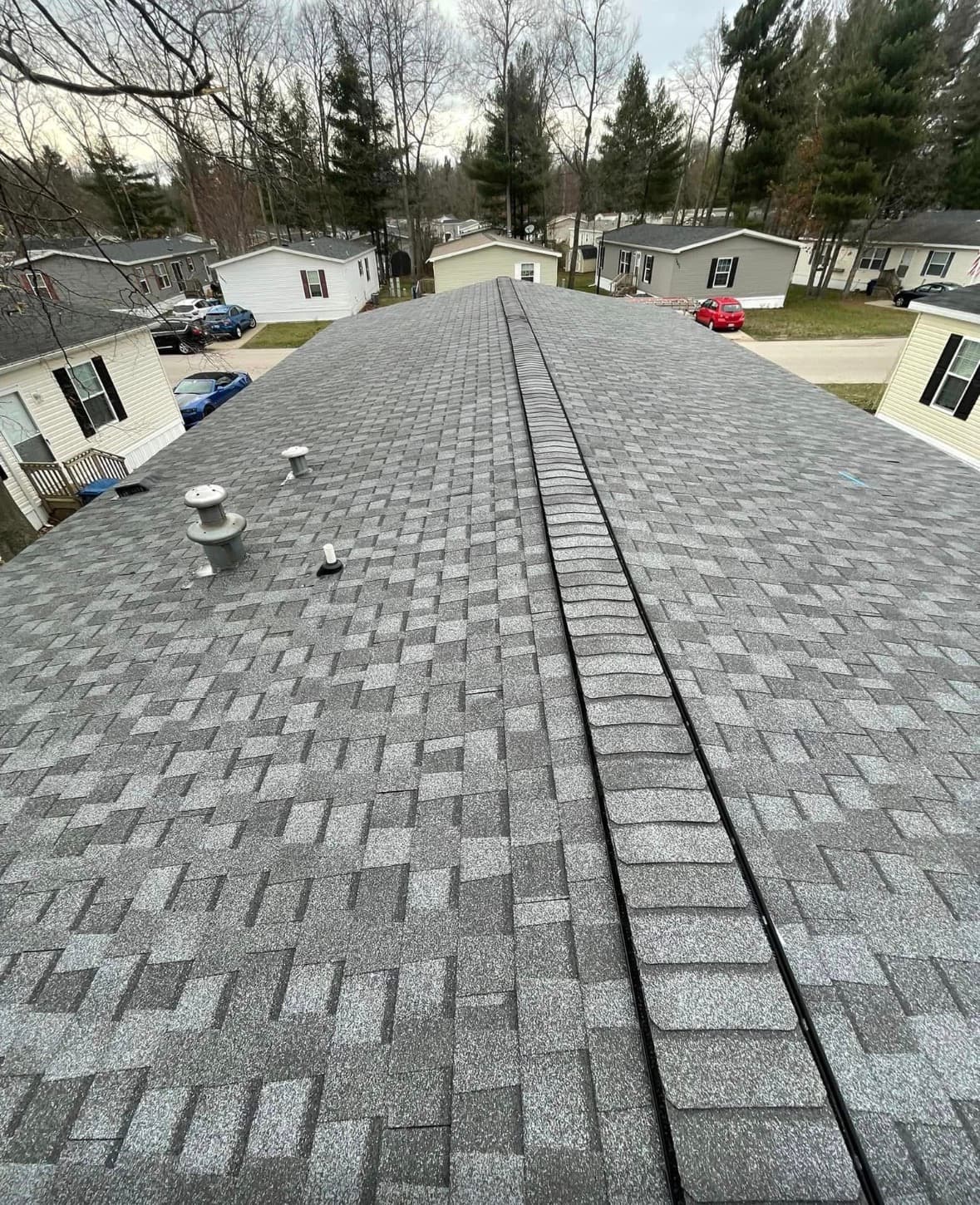 Same home after: finished architectural shingle roof