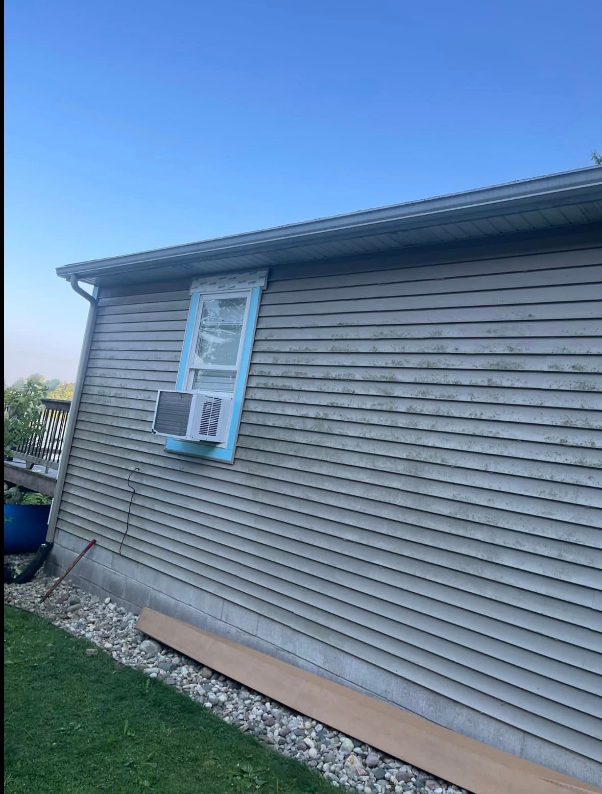 Window and exterior trim on a West Michigan home